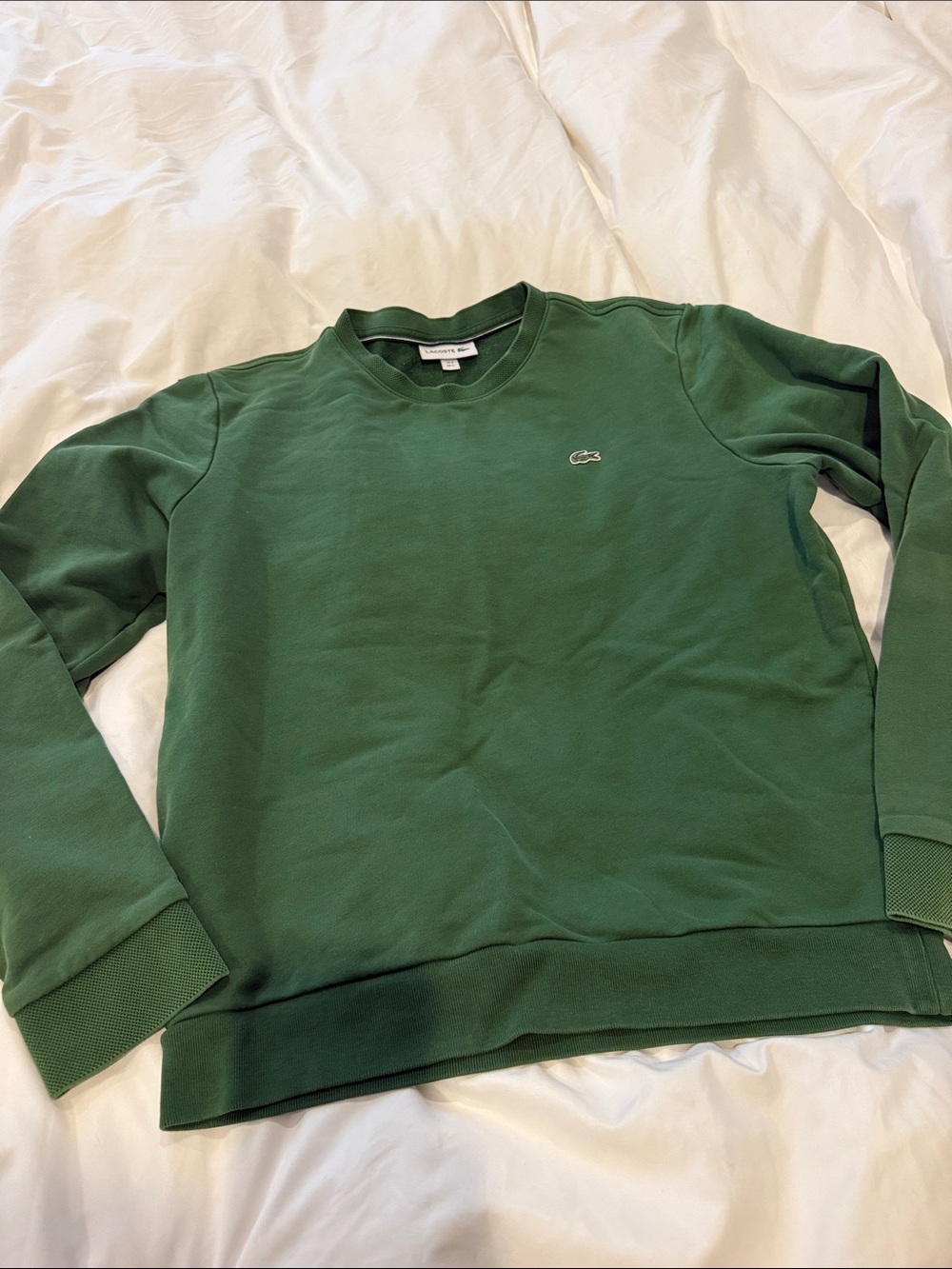 Lacoste Forest Green Crewneck Sweatshirt